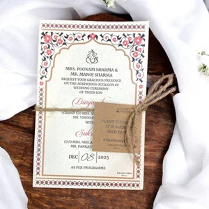 Plantable wedding invite